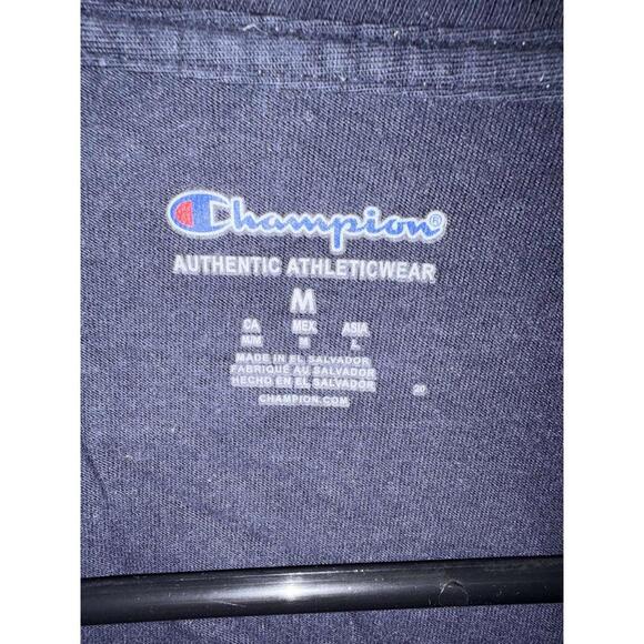 Champion Authentic Athleticwear Long Sleeve Logo T-Shirt Black Men’s M - Picture 2 of 6